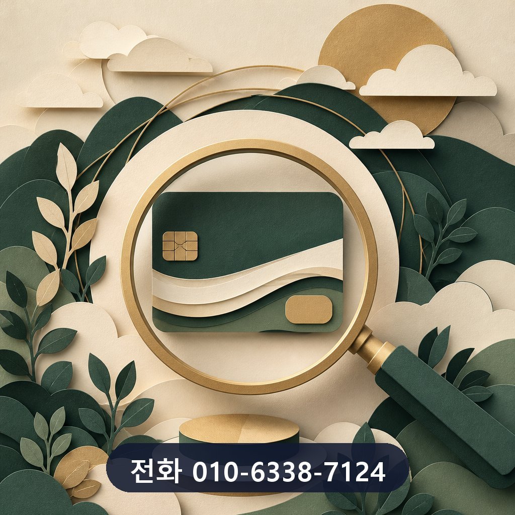 카드깡 한도 확인 이미지